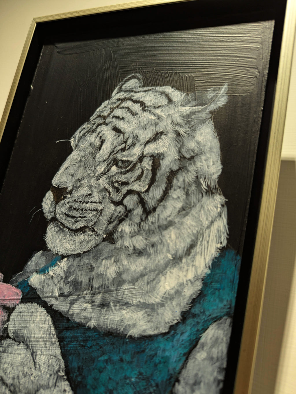 老虎不喜歡高蛋白飲的味道  Tiger Just Detests How Terrible The Protein Shake Tasted