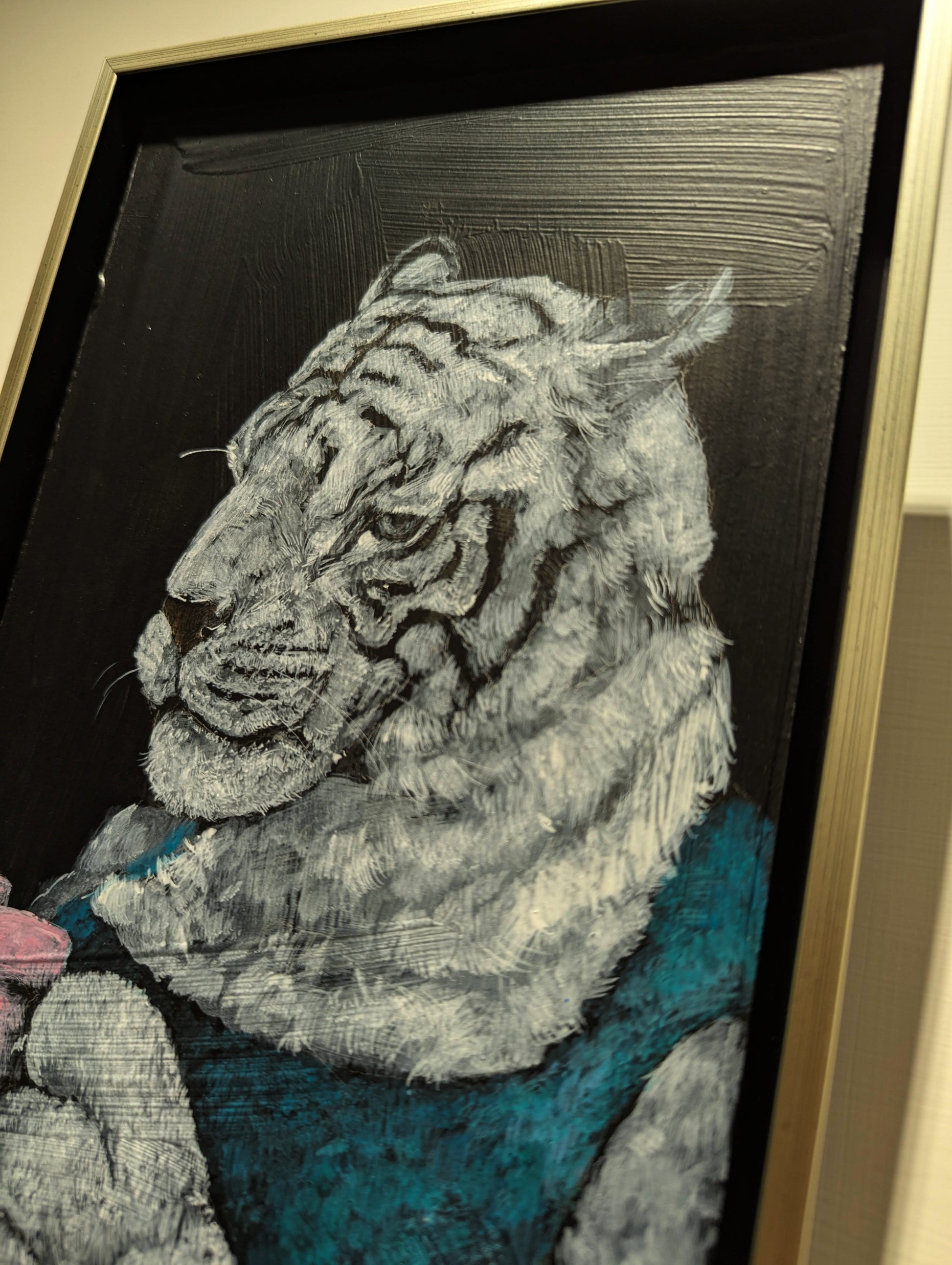 老虎不喜歡高蛋白飲的味道  Tiger Just Detests How Terrible The Protein Shake Tasted